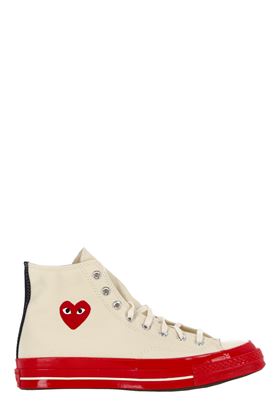 Converse heart-motif high-top sneakers Comme des Garcons Play | P1K1242